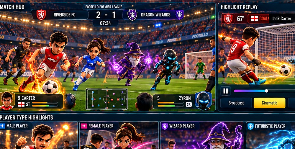 FOOTELLO match-day graphics